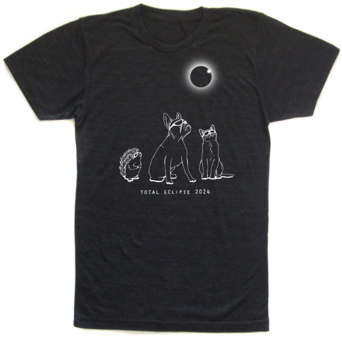 Unisex Tri-Blend Tee Eclipse – Soft Breathable Fabric | Comfortable Fit Shirt