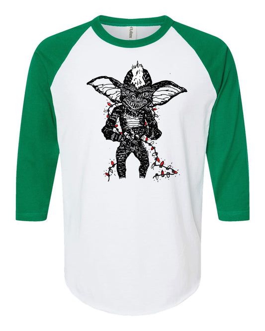 Unisex Baseball Tee - Striped Baseball Shirt | Hand Printed, Soft Cotton Long Sleeve