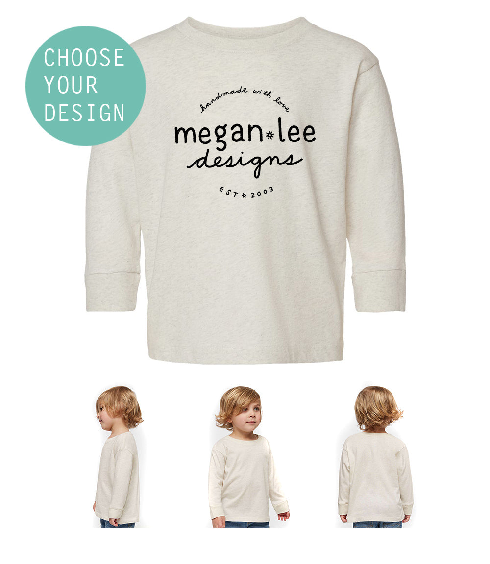 Make your own toddler long-sleeve with our designs : Toddler Long-Sleeve Tee