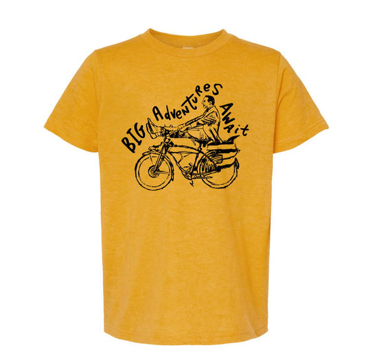 Pee Wee Big Adventures Await : Kids Tee