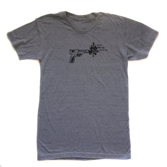 Unisex Vote Tee – Hand Printed Shirt With Soft Cotton & Tri Blend Fabric