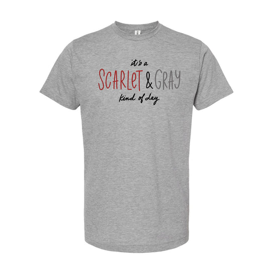 It's a Scarlet & Gray Kind of Day : Unisex t-shirt