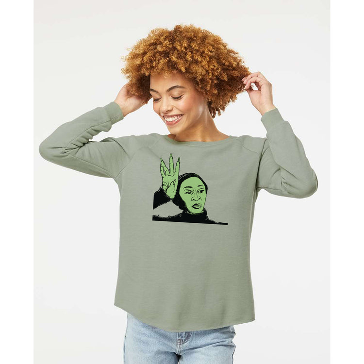 Elphaba : Women's Wave Wash Sweatshirt