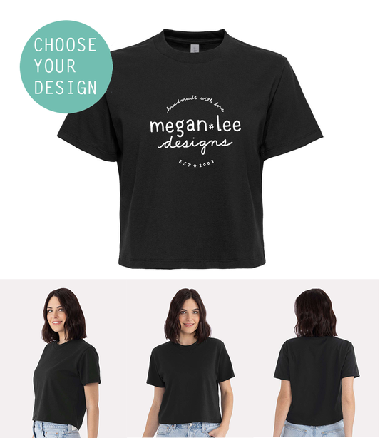 Women's Boxy Crop - Custom Printed Boxy Crop Top Design | Soft Cotton Tee