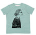 A t-shirt with a graphic design featuring a profile portrait of a woman with glasses and a quote about fighting for one's beliefs.