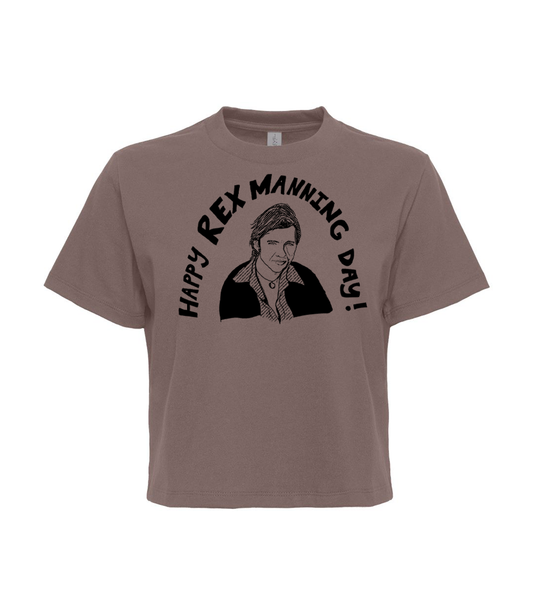 Women's Heavyweight Tee - Rex Manning Boxy Fit T-Shirt | Soft Cotton Casual Shirt