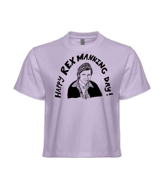 Women's Heavyweight Tee - Rex Manning Boxy Fit T-Shirt | Soft Cotton Casual Shirt