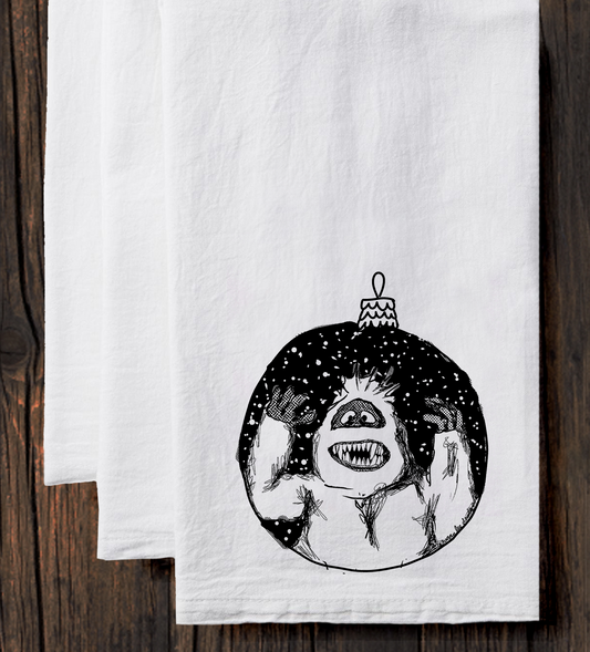 Abominable Tea Towel – Soft Cotton Kitchen Towel | Eco Friendly & Machine Washable
