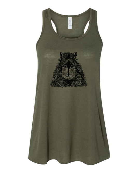 Capybara: Women's Flowy Tank