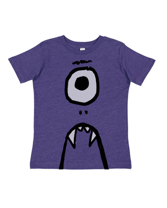 Kids Monster Tee - Unique Hand Printed Shirt | Soft Cotton Graphic Tee