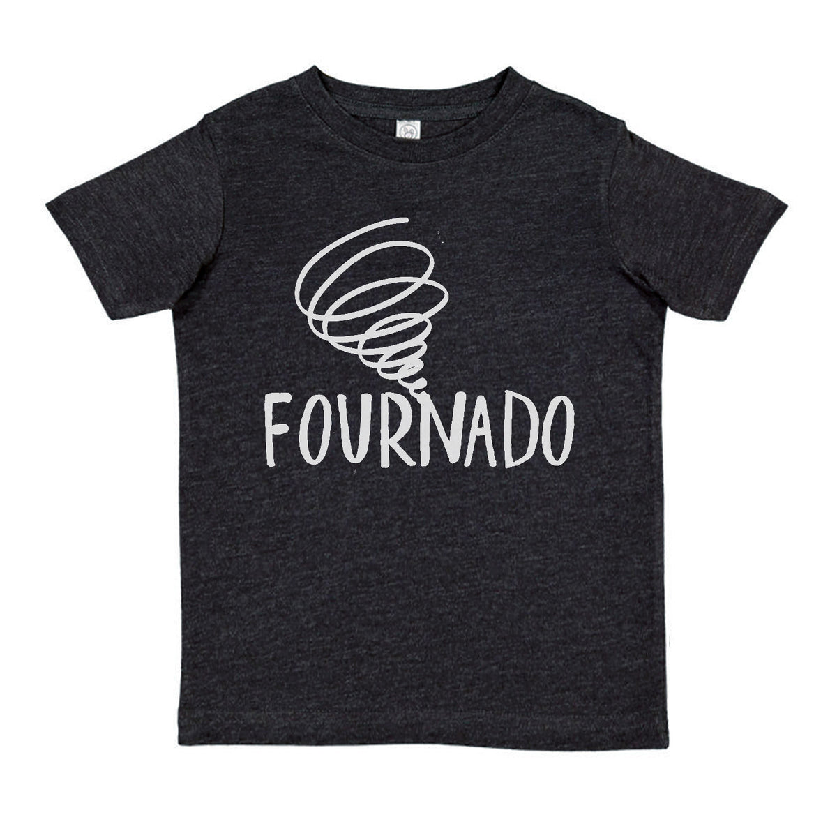 A black t-shirt with the text "FOURNADO" printed on it in white lettering.