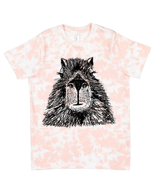 Capybara Tie Dye : Kid's  Tee