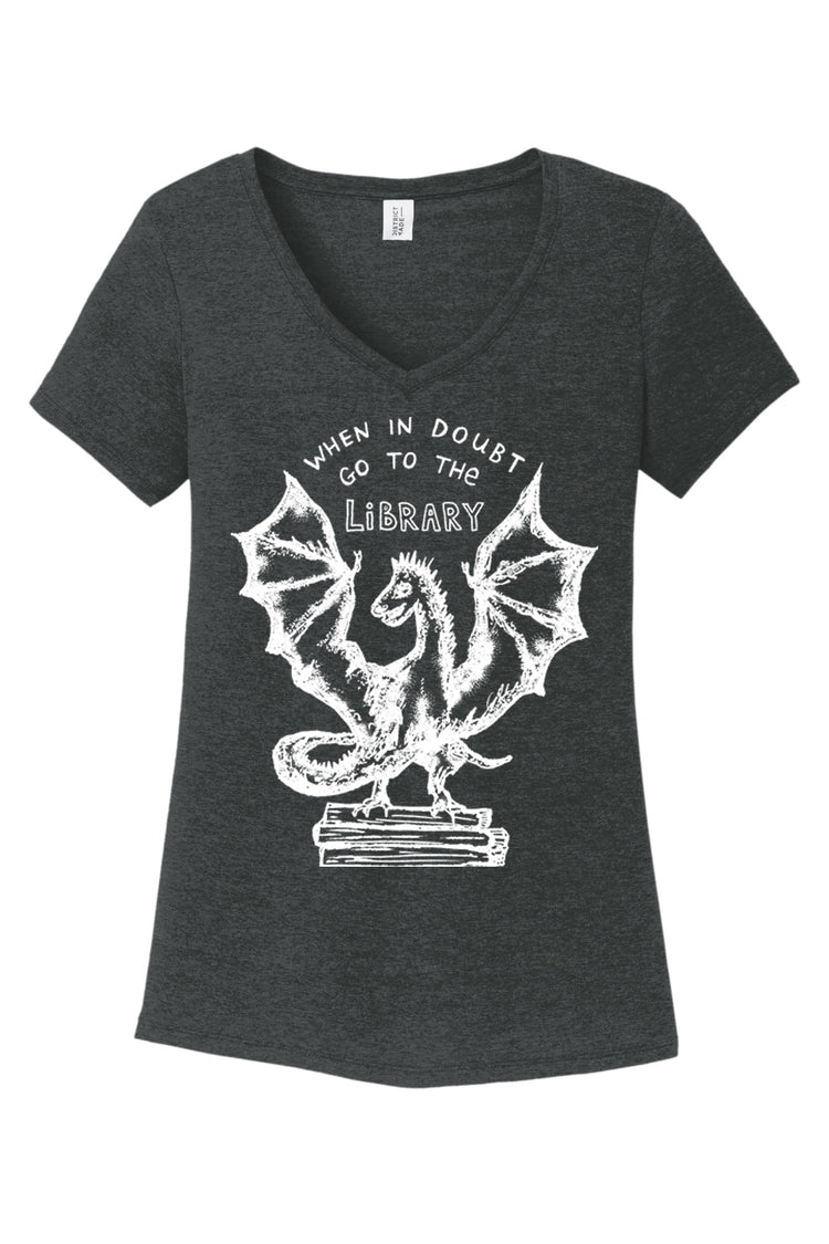 a women's t - shirt with an image of a dragon on it