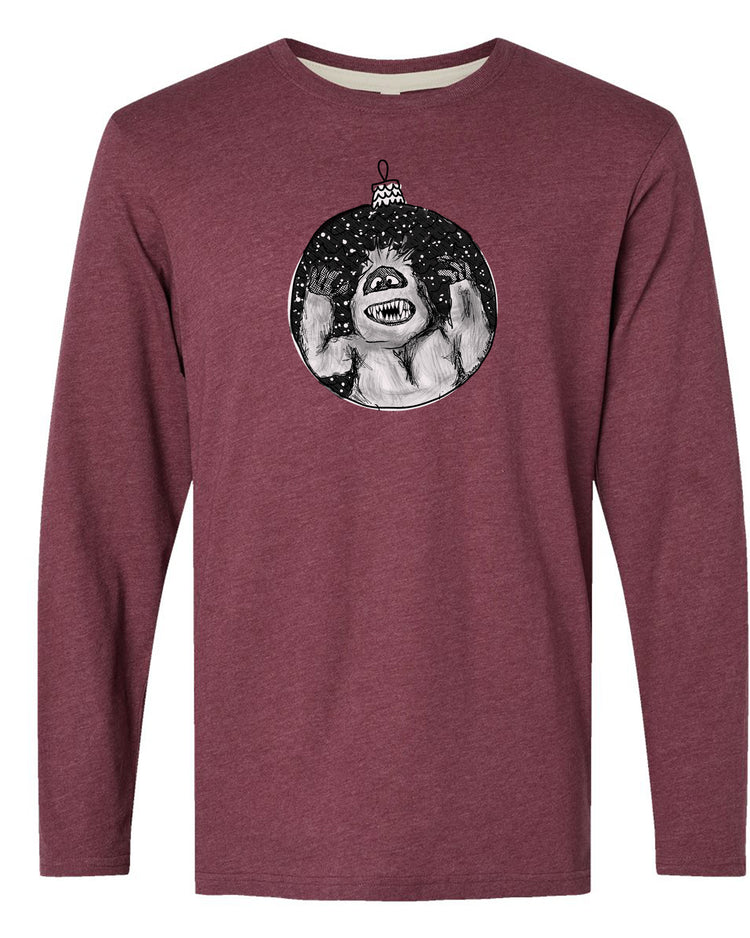 a long - sleeved shirt with a picture of a gorilla on it