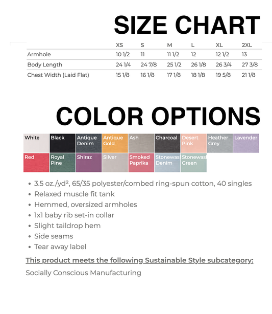 Women's Festival Muscle Tank - Custom Muscle Tank For Women | Megan Lee Designs