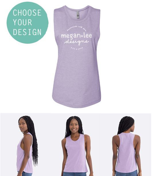 Women's Festival Muscle Tank - Custom Muscle Tank For Women | Megan Lee Designs