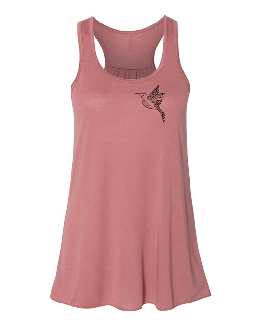 Hummingbird: Women's Flowy Tank