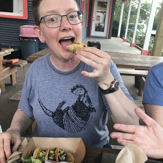 Unisex Tri-Blend Tee – Tacodillo Design | Soft Eco Friendly Ink Shirt