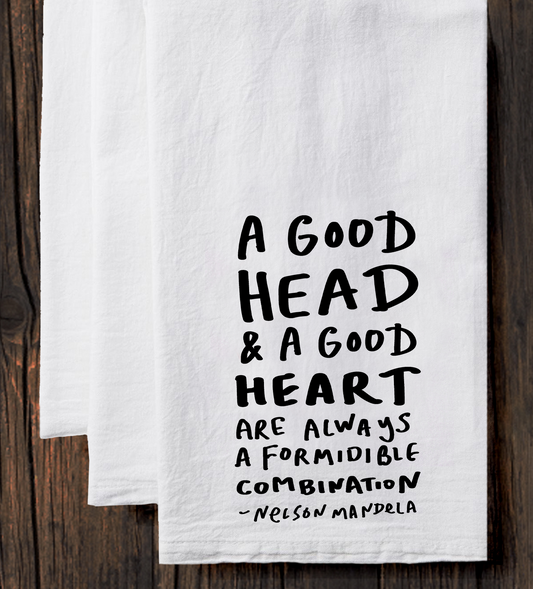Nelson Mandela Tea Towel – Soft Cotton Kitchen Towel | Eco Friendly, Machine Washable