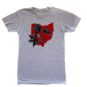 Ohio Buckeyes : Unisex tri-blend t-shirt