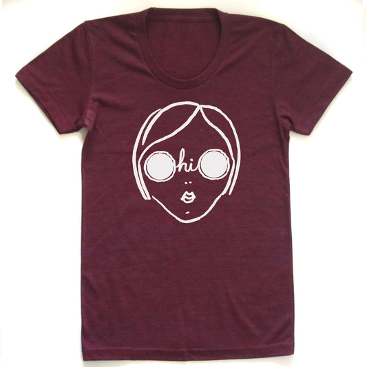 Ohio Girl Tee – Women's Tri-Blend Shirt With Scooped Neckline | Soft Graphic Tee