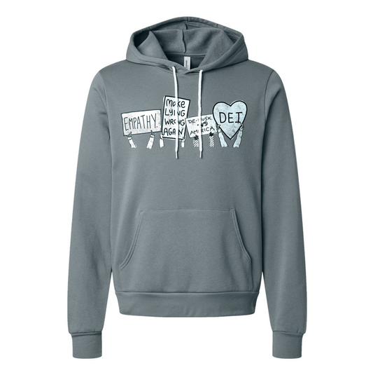Bella Hoodie – Unisex Soft Sponge Fleece Sweatshirt With Screen Printed Design