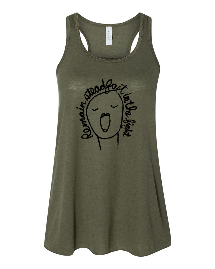 Remain Steadfast: Women's Flowy Tank