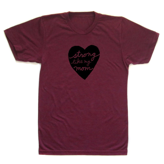 Unisex Mom T-Shirt – Strong Mom Shirt | Soft Cotton Graphic Tee by Megan Lee Designs