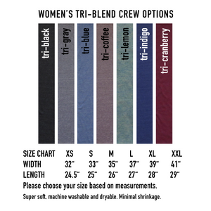 MIDWESTERN : women tri-blend tee