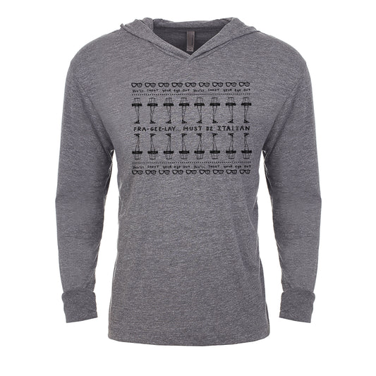 Unisex Hoodie – FRA-GEE-LAY Graphic Cotton Pullover With Hand Drawn Design