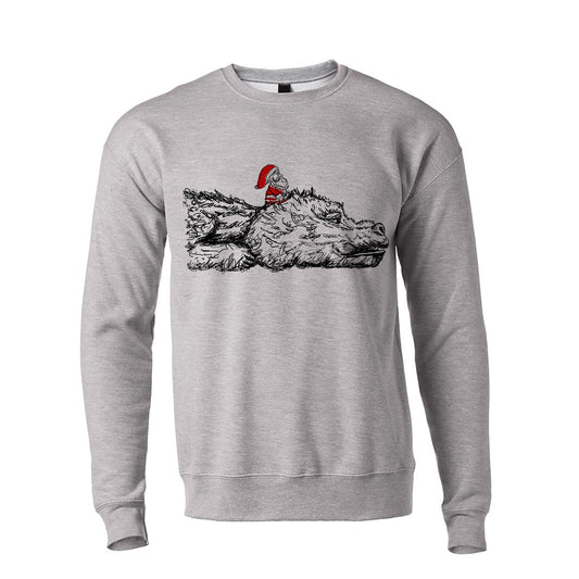 Unisex Sweatshirt - Soft Cotton Jumper With Black Ink Print | Cozy Casual Wear