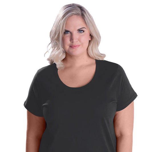 Plus Size T-Shirts - Soft Cotton Printed Tee by Megan Lee Designs | Comfortable Plus Tops