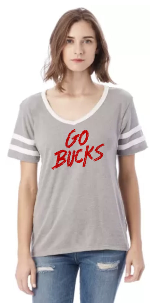 Go Bucks (OSU Buckeyes) : Women's Loose Game Day Jersey