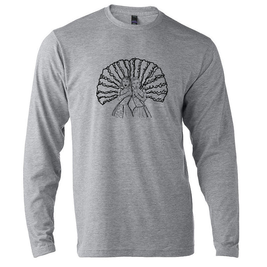 Unisex Long Sleeve Graphic Tee Shirt – Sisters Design by Megan Lee