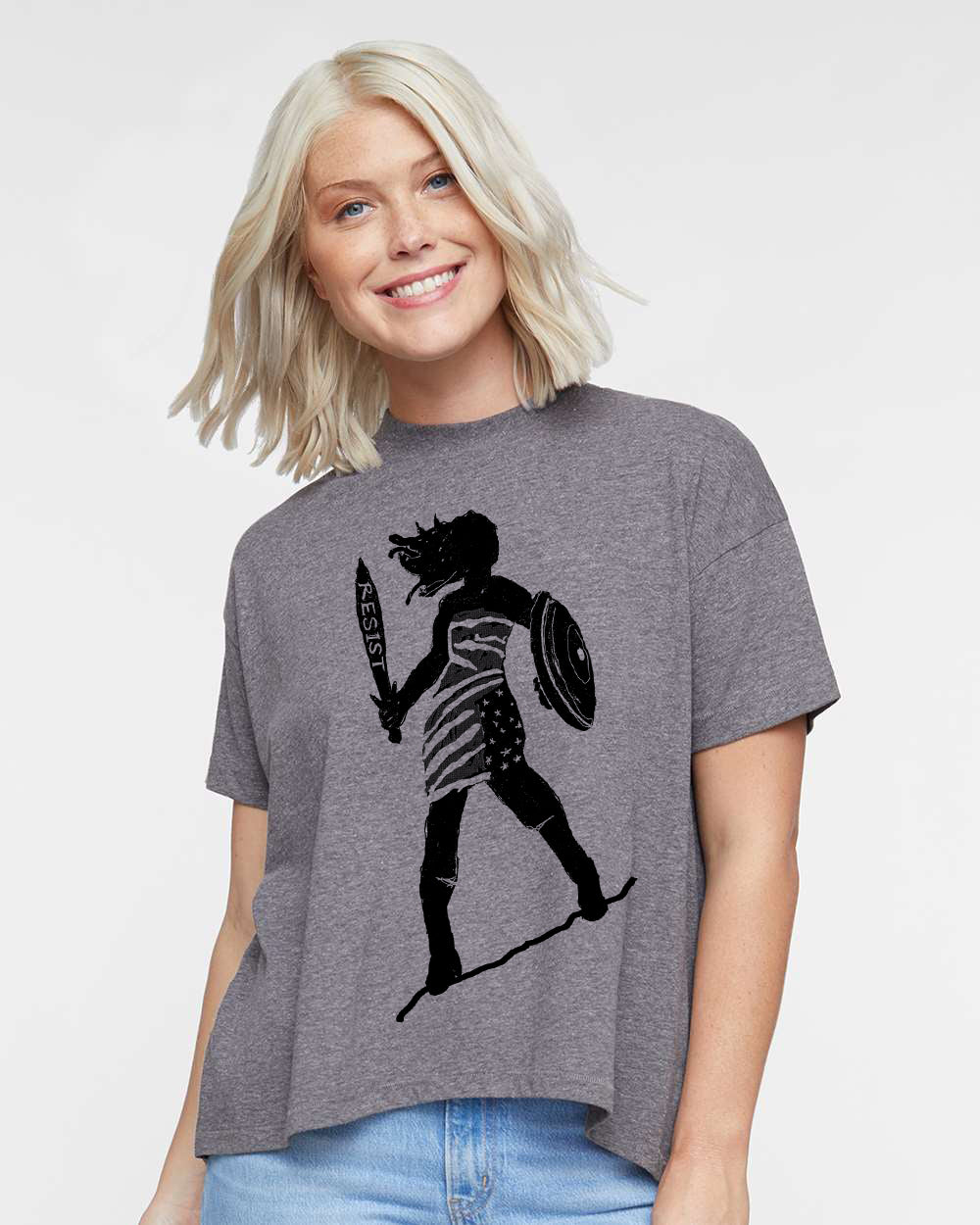 Resist Oversize Hi-Lo Women's Tee