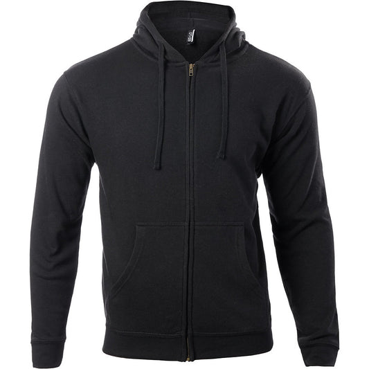 Zip Hoodie Bat Design – Soft Cotton Unisex Brass Zipper Cozy Streetwear Jacket