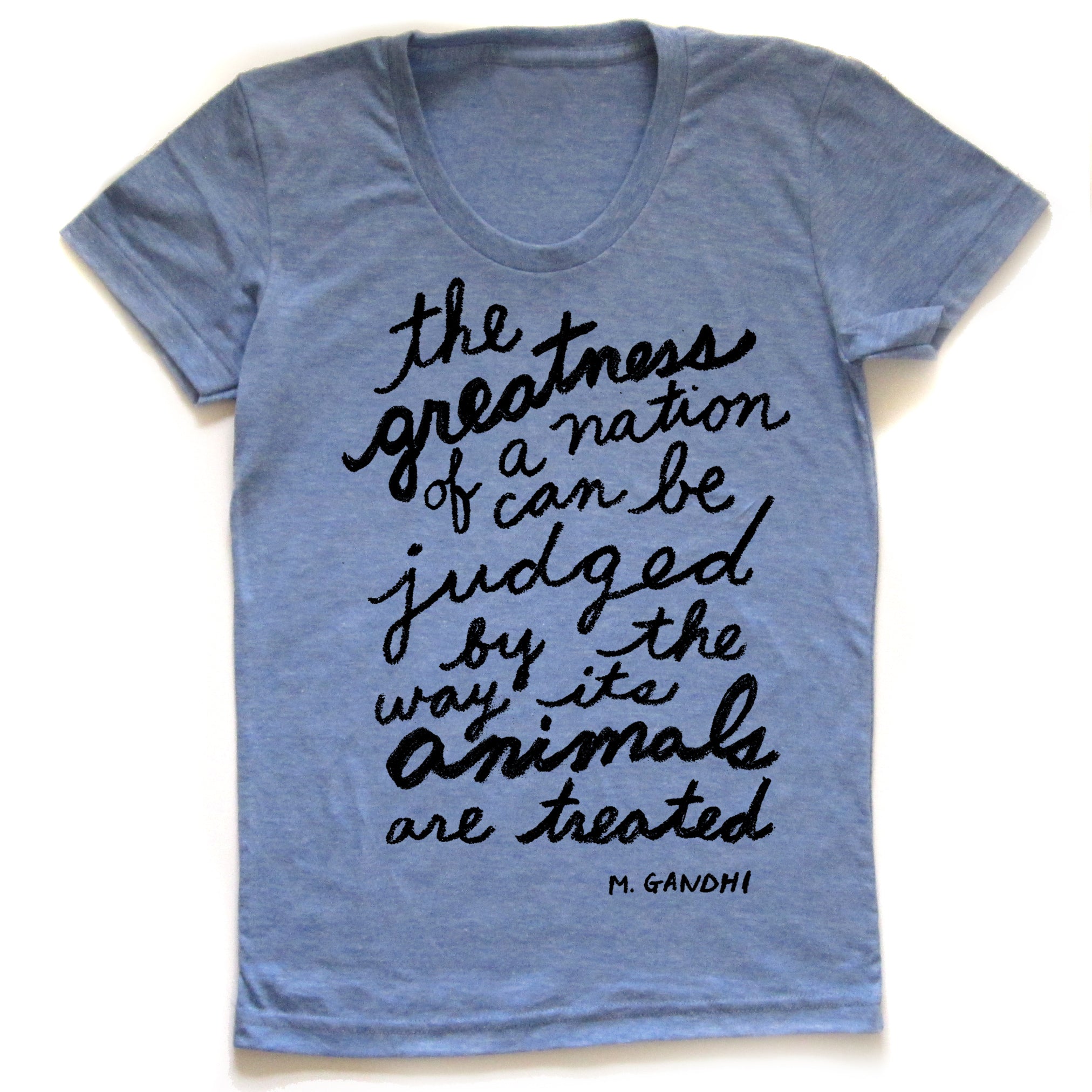 Animal Society : women's crew tri-blend tee