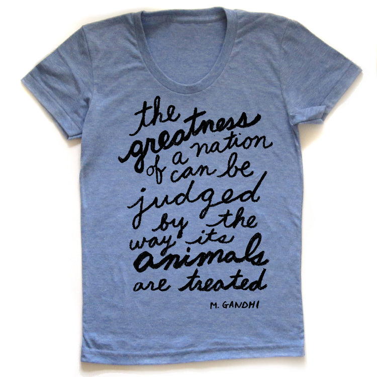 Animal Society : women's crew tri-blend tee