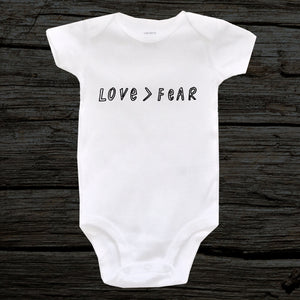 Love > Fear : bodysuit