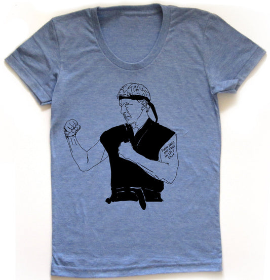 Cobra Kai Women's Tee - Dojo Graphic Tee | Super Soft Tri-Blend Shirt