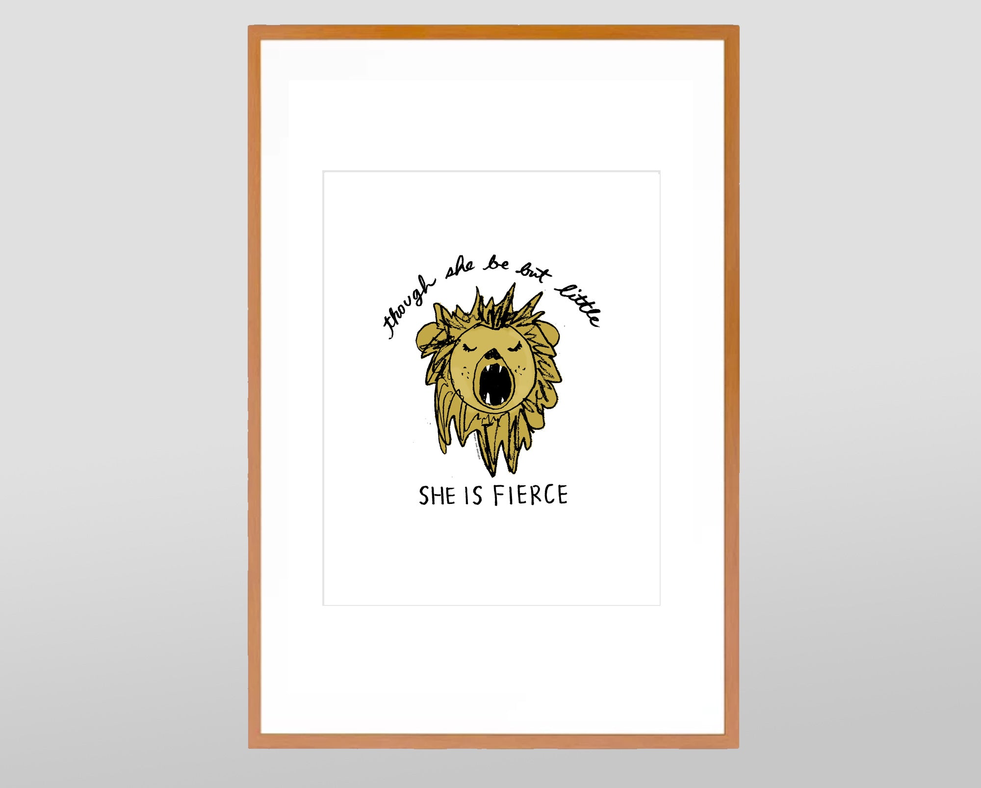 Fierce Lion Digital Download (Print)