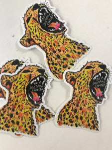 *Ready to Ship GD Cheetah (Glennon Doyle) : Sticker