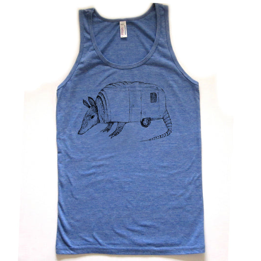 Airmadillo : unisex tri-blend tank - Megan Lee Designs
