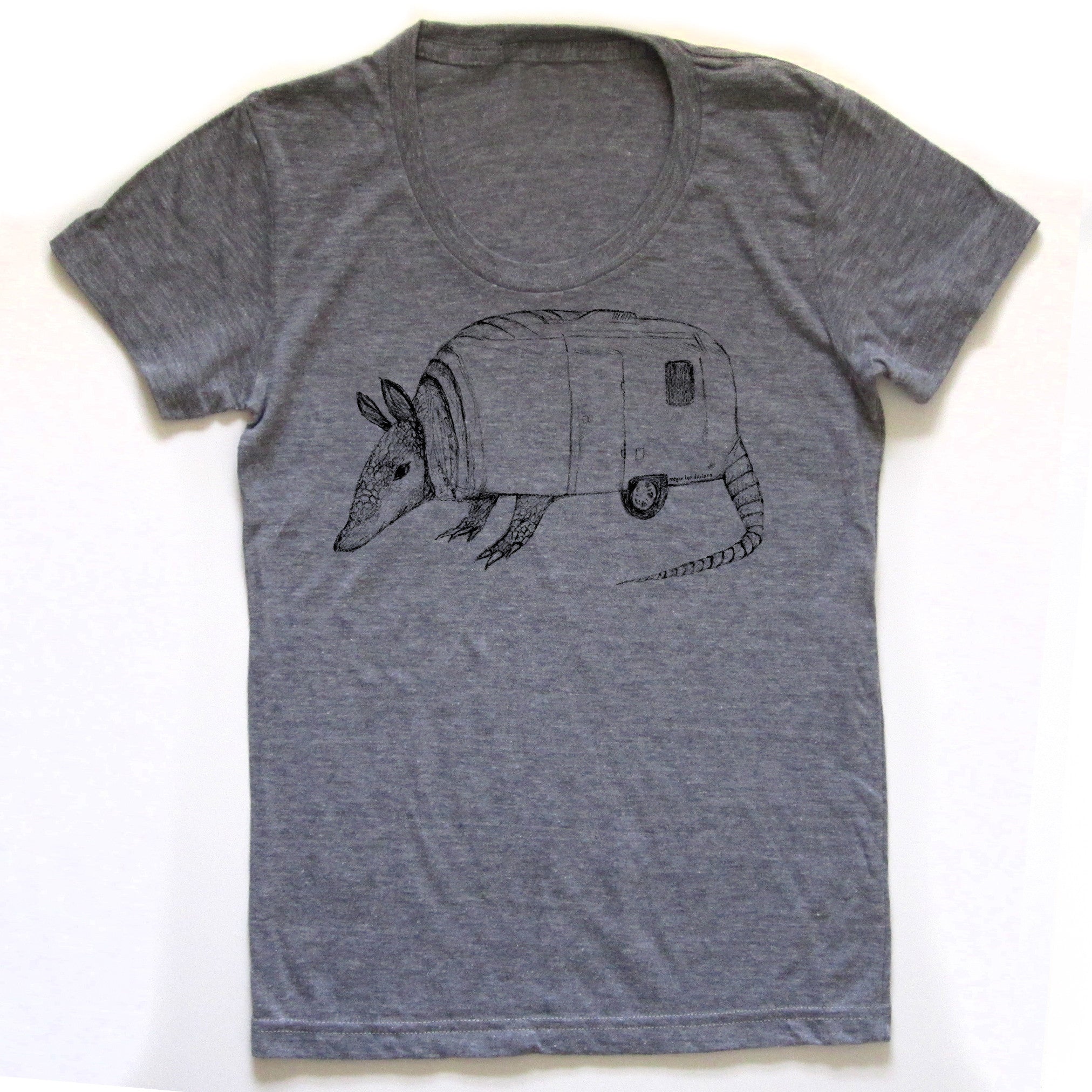 Airmadillo : women tri-blend tee