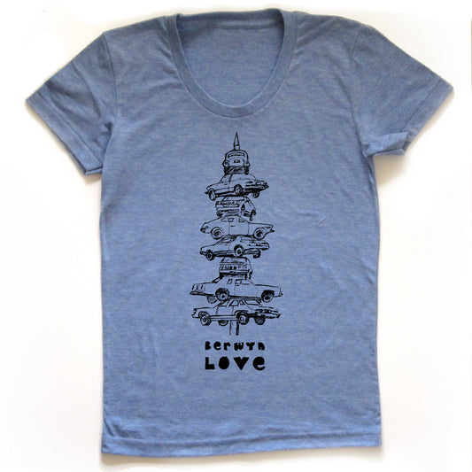 Berwyn Love : women tri-blend tee, Women's Apparel - Megan Lee Designs