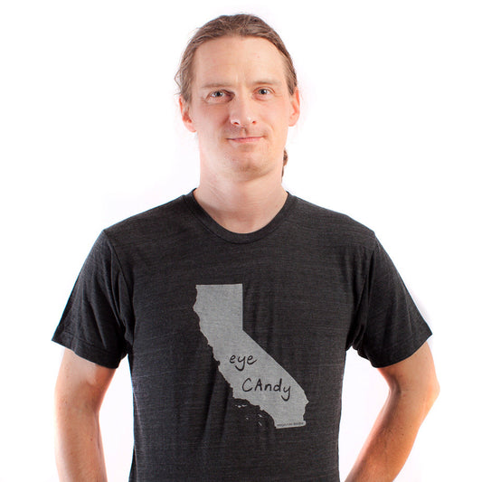 California : eye CAndy unisex tri-blend tee, Unisex Apparel - Megan Lee Designs