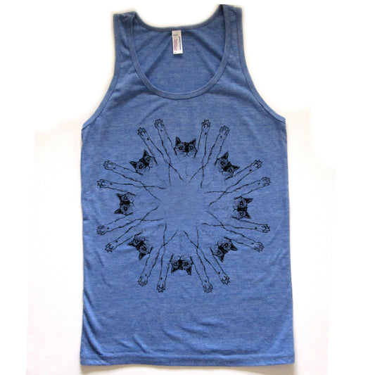 Suncats : unisex tri-blend tank, Unisex Apparel - Megan Lee Designs