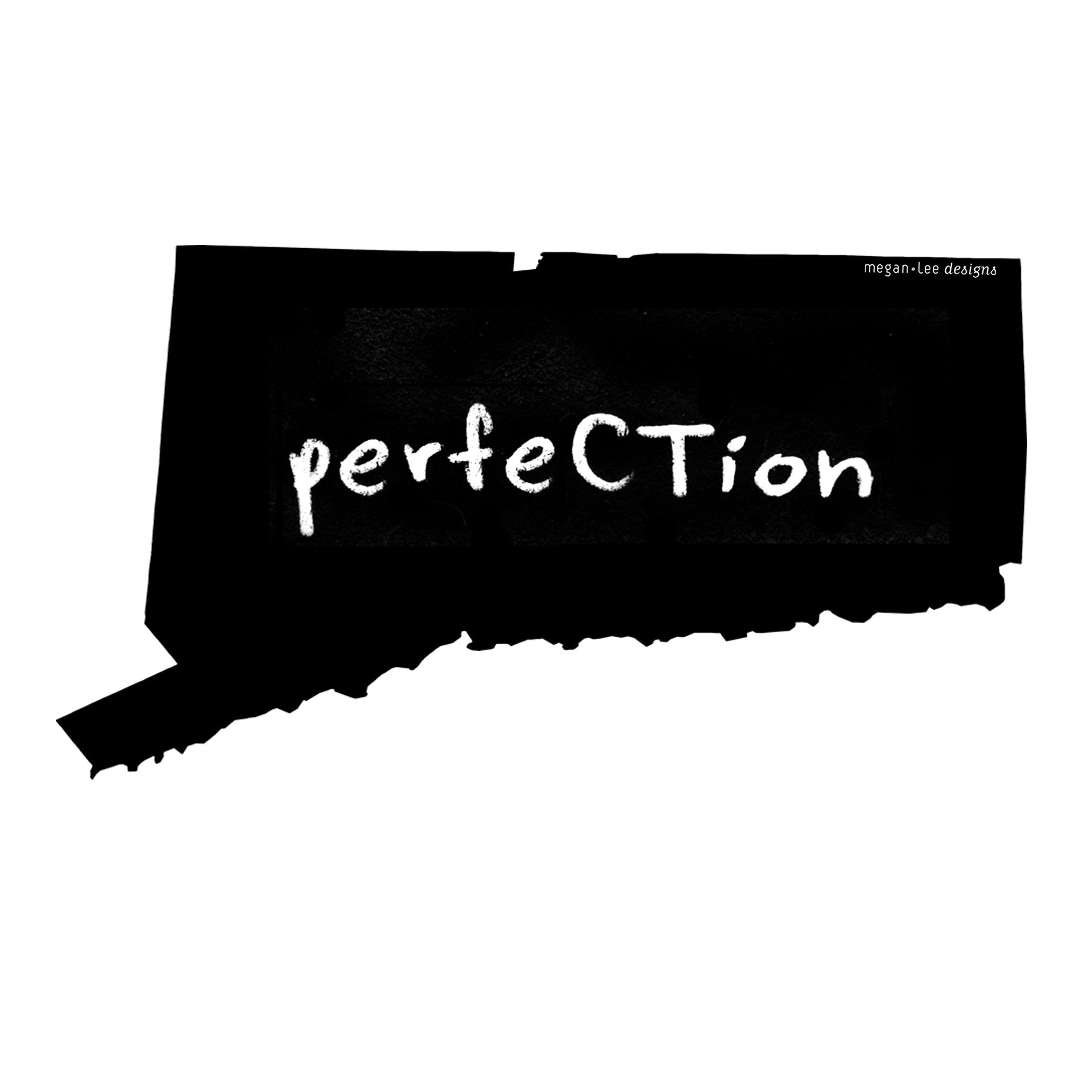 Connecticut : perfeCTion unisex tri-blend tee, Unisex Apparel - Megan Lee Designs