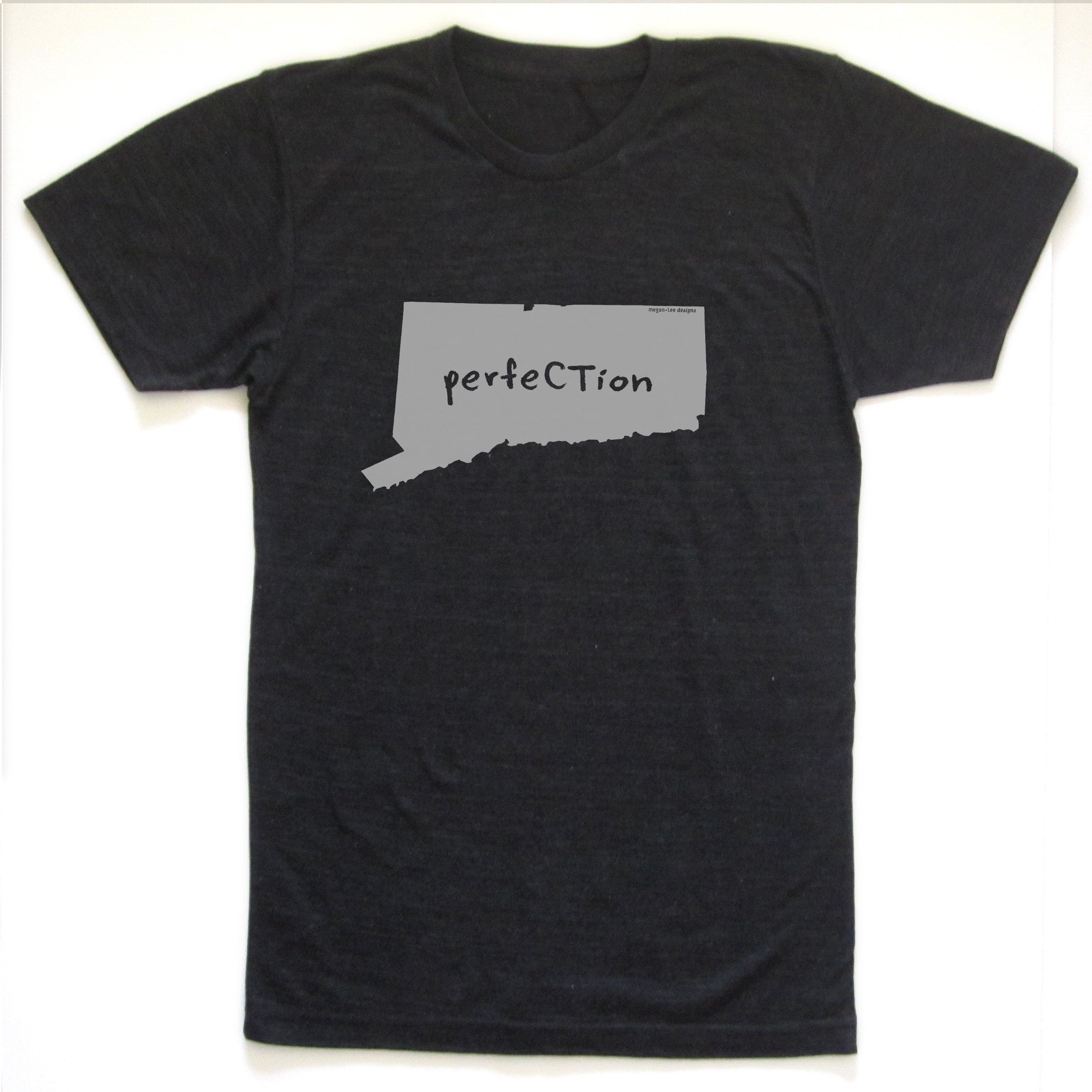 Connecticut : perfeCTion unisex tri-blend tee, Unisex Apparel - Megan Lee Designs