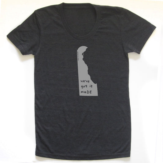 Delaware : we've got it maDE women tri-blend tee, Women's Apparel - Megan Lee Designs